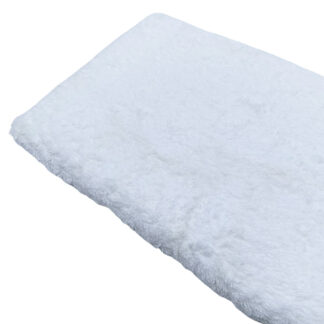 Tela de rizo de toalla en color blanco