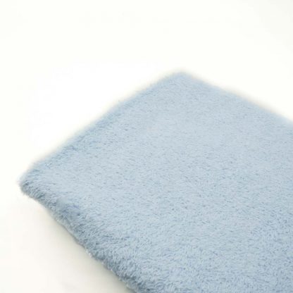 Tela de rizo de toalla en color azul