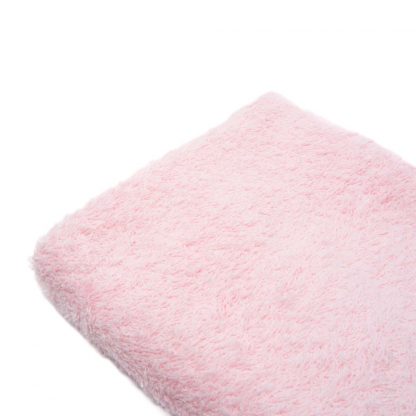 Tela de rizo de toalla en color rosa