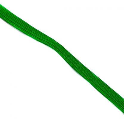 Cinta de goma elástica verde 8 mm