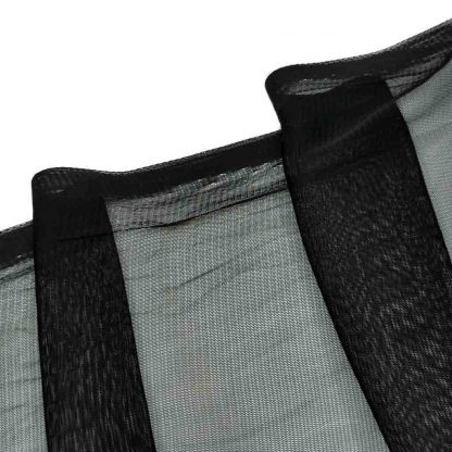 Tela de tul con tacto a seda en color negro