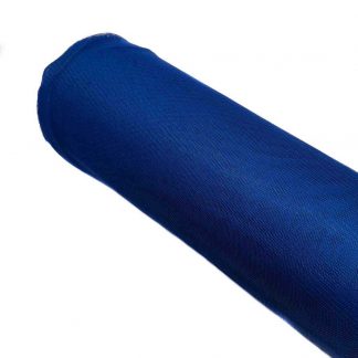 Tela de tul con tacto a seda en color azul tinta