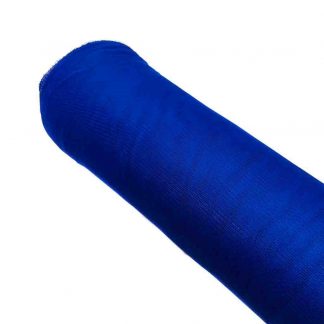 Tela de tul con tacto a seda en color azulón