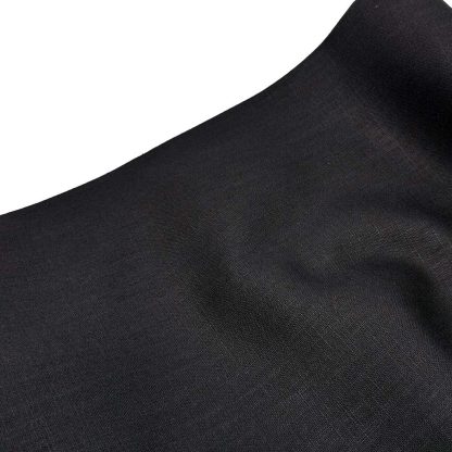 Tela de lino 100% en color liso negro