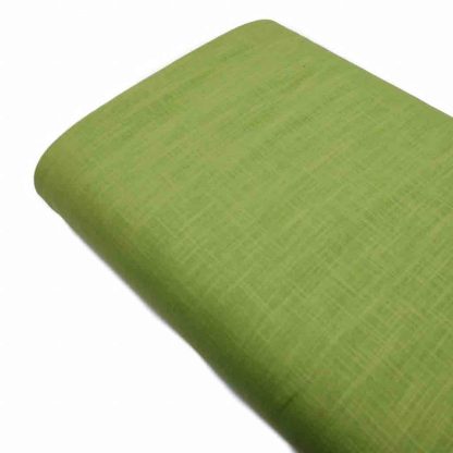 Tela de lino 100% en color liso verde lima