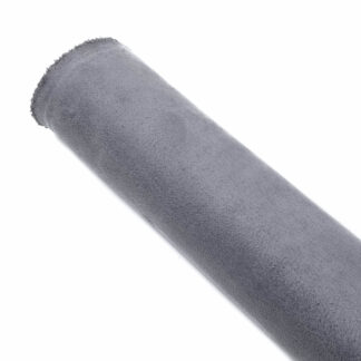 Tela antelina de neopreno en color liso gris perla
