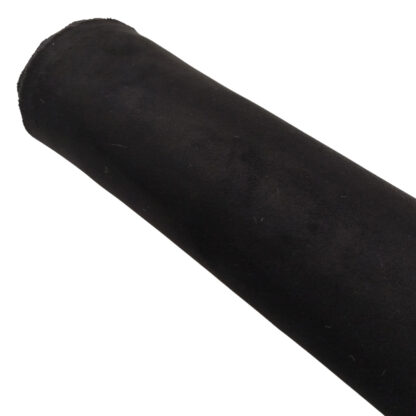 Tela antelina de neopreno en color liso negro