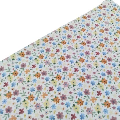 Popelín Algodón Flores Ilusion Multicolor - Imagen 2