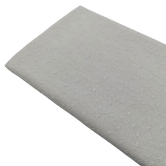 Tela de batista bordada lino con pequeñas florecitas