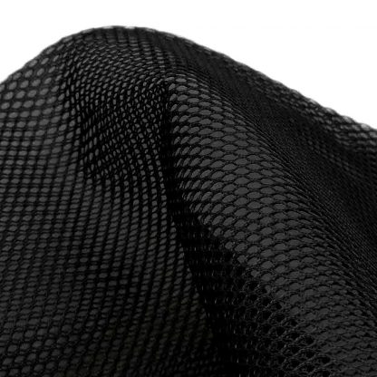 Tela de malla negra, también conocida como tela mesh o de rejilla