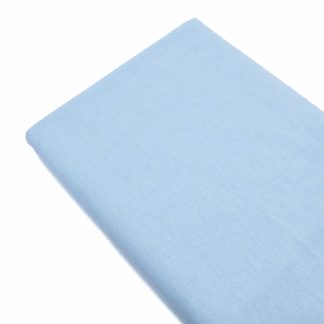 Tela de popelín 100% algodón efecto Vigoré en color azul bebé