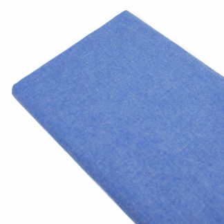 Tela de popelín 100% algodón efecto Vigoré en color azulón