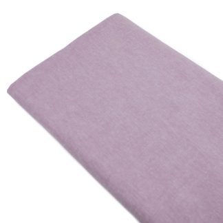 Tela de popelín 100% algodón efecto Vigoré en color lila empolvado