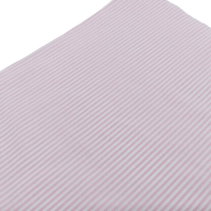 Tela de raya vichy 100% algodón en color rosa bebé
