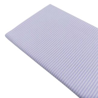 Tela de raya vichy 100% algodón en color malva