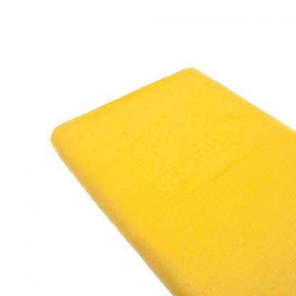 Tela de popelín 100% algodón en color liso amarillo