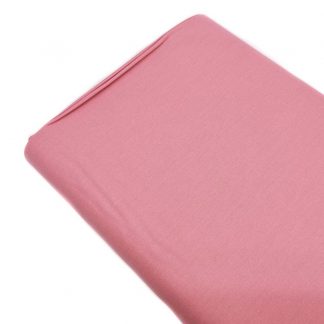 Tela de popelín 100% algodón en color liso rosado