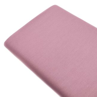 Tela de popelín 100% algodón en color liso rosa empolvado