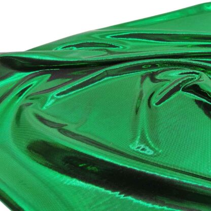 Tela laminada en color verde