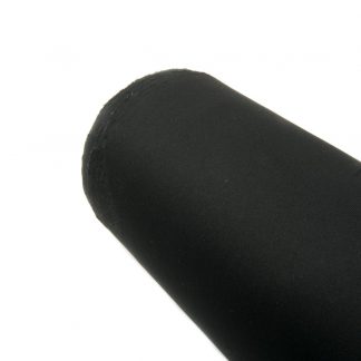 Tela de neopreno en color liso negro