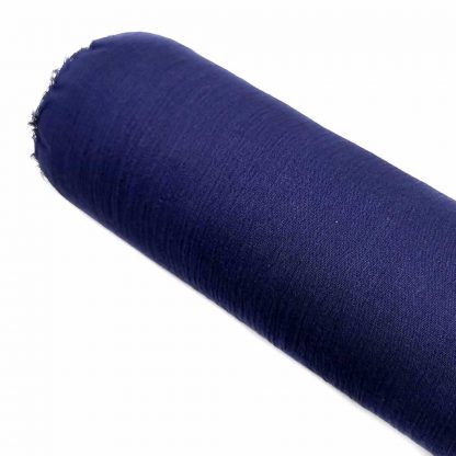 Tela de bambula 100% algodón en color azul marino