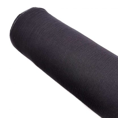 Tela de bambula 100% algodón en color negro