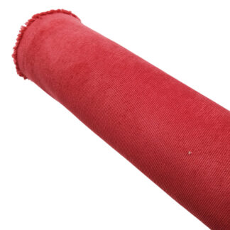 Tela micro pana elástica en color rojo