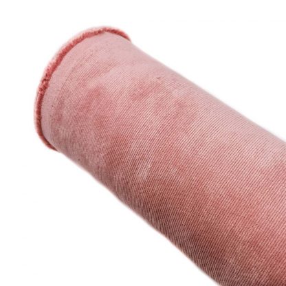 Tela micro pana elástica en color ros nude
