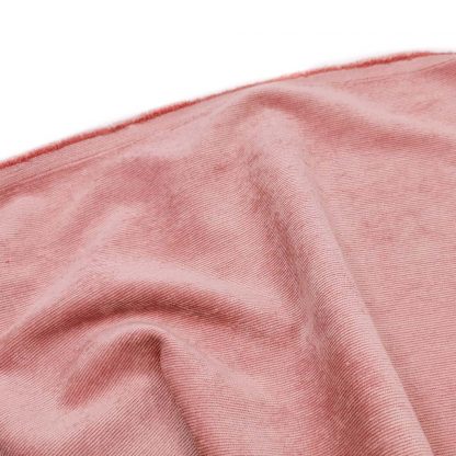 Tela micro pana elástica en color rosa nude