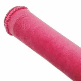 Tela micro pana elástica en color rosa chicle