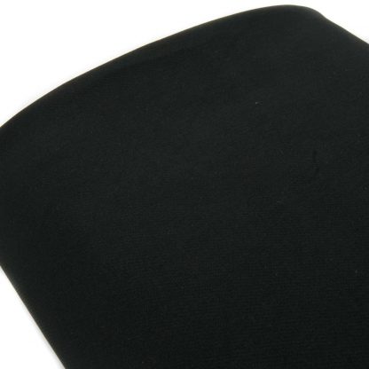 Tela bielástico en color liso negro