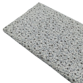 Tela popelín estampado flores verde botella