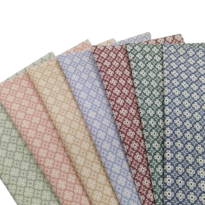 Telas de popelín estampado con mosaicos