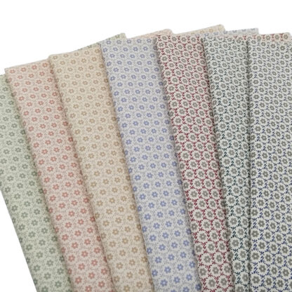 Telas de popelín estampado con geométricos