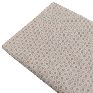 Tela popelín estampado geométricos en color rose