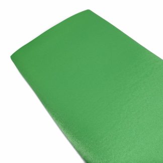 Tela de rasete foamizado en color verde hierba