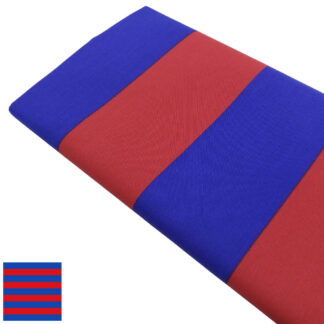 Tela de bandera de colores azul grana