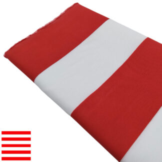 Tela de bandera de colores roji blanca