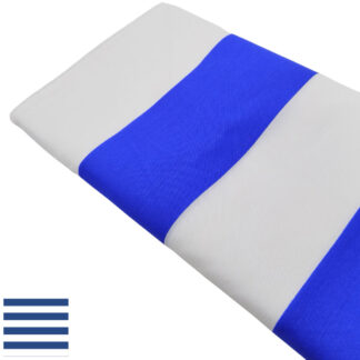 Tela de bandera de colores blanqui azul