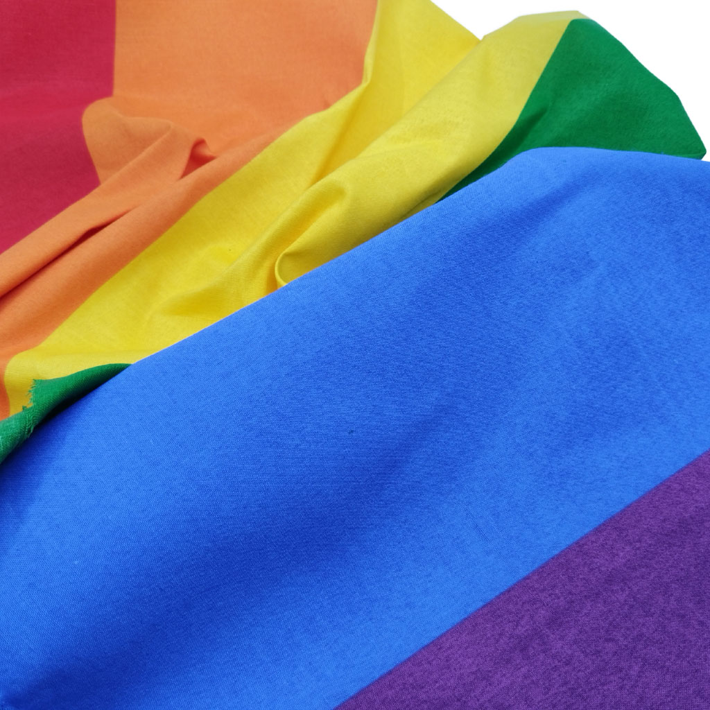 Tela de bandera arcoíris