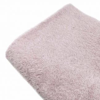 Tela de rizo de toalla algodón 100% en color rosa malva