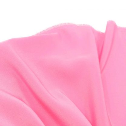 Tela de crespón en color liso rosa