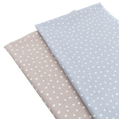 Telas de viyela estampada con lunares