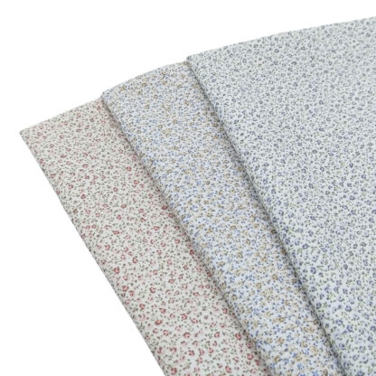 Telas de popelín con estampado de flores