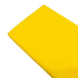 Tela popelín liso suave en color amarillo