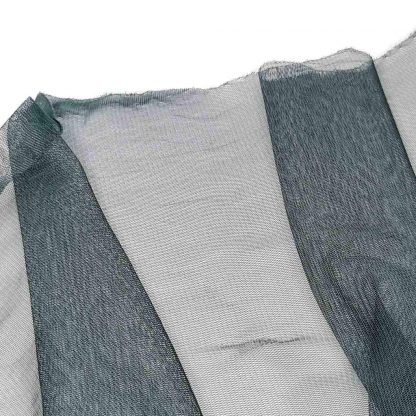 Tela de tul con tacto a seda en color gris plomo