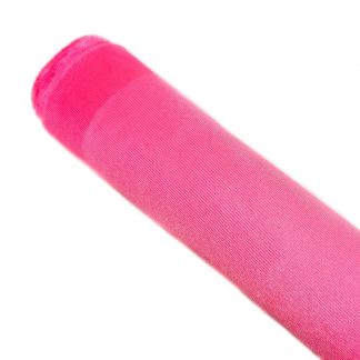 Tela de rasete en color liso rosa fluor