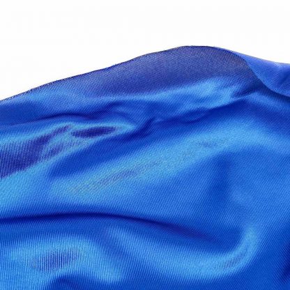 Tela de rasete en color liso azulón
