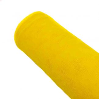 Tela de tul liso en color amarillo