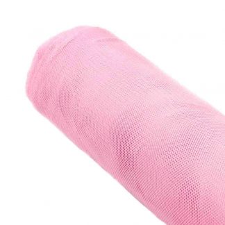 Tela de tul liso en color rosa